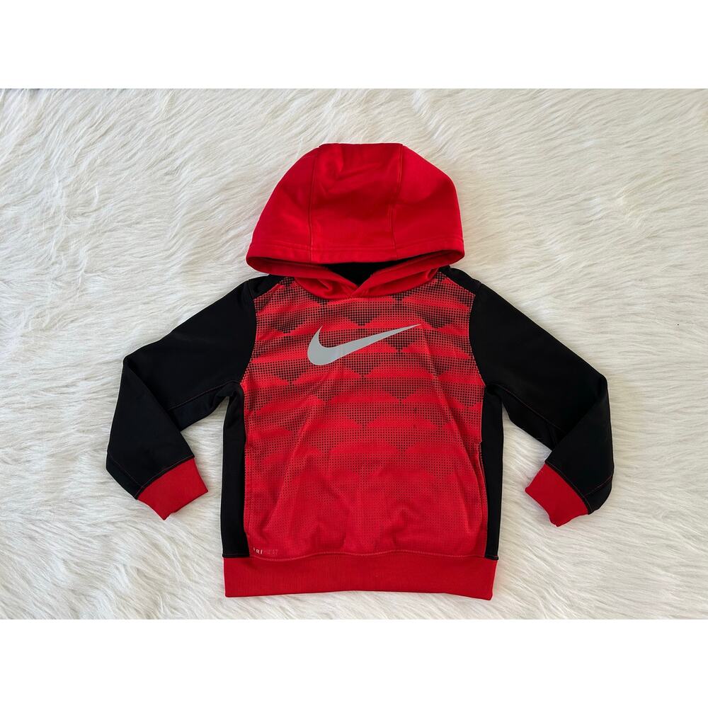 Toddler Boy Bundle Mickey Fleece Lined Zip Vest Nike Red Hoodie Sweatshirt 3T - Picture 4 of 7